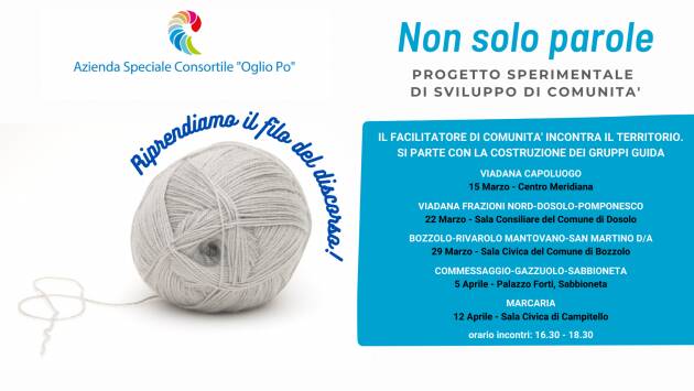 Viadana - Al via il progetto di sviluppo di comunità per il sub-ambito viadanese