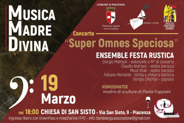 Piacenza: Festival ''Musica Madre Divina''