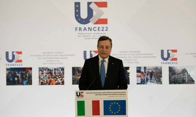 Draghi a Versailles: compatti al fianco dell’Ucraina