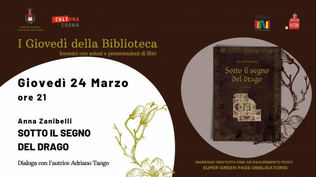Tornano I Giovedì della Biblioteca dal 24 marzo