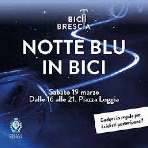 BICI BRESCIA: SABATO 19 LA NOTTE BLU IN BICI