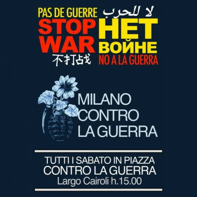 Studenti Milano, ogni sabato in piazza contro guerra