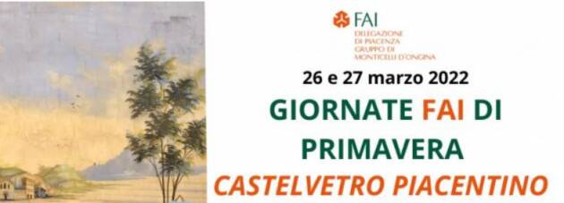 Giornate FAI Castelvetro Piacentino 26-27 marzo 2022