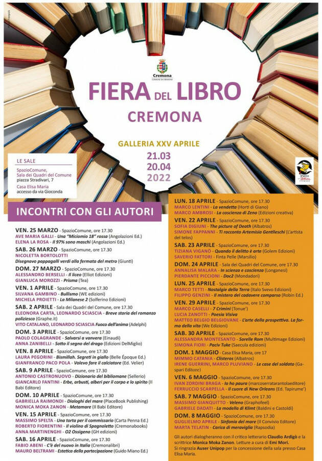 Fiera del Libro di Cremona - Primavera 2022.