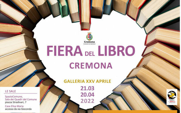 Domani prenderà il via la rassegna culturale 'Fiera del libro di Cremona' edizione primavera 2022