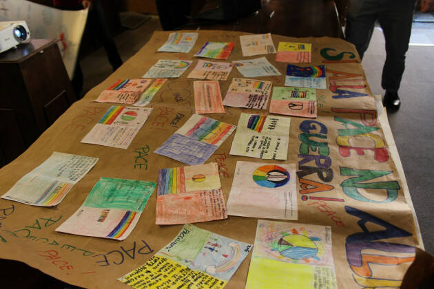 Donati al Consiglio Comunale manifesti per la pace