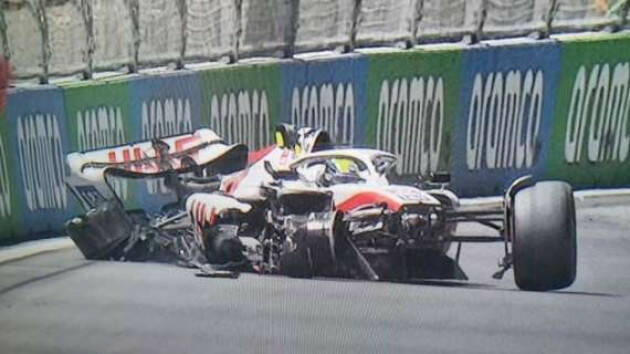 Brutto incidente per Mick Schumacher nelle prove del Gp di Jeddah