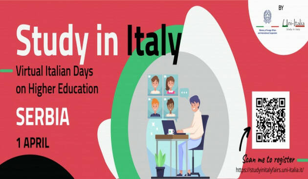 A Belgrado la fiera virtuale per la promozione del sistema italiano di istruzione superiore