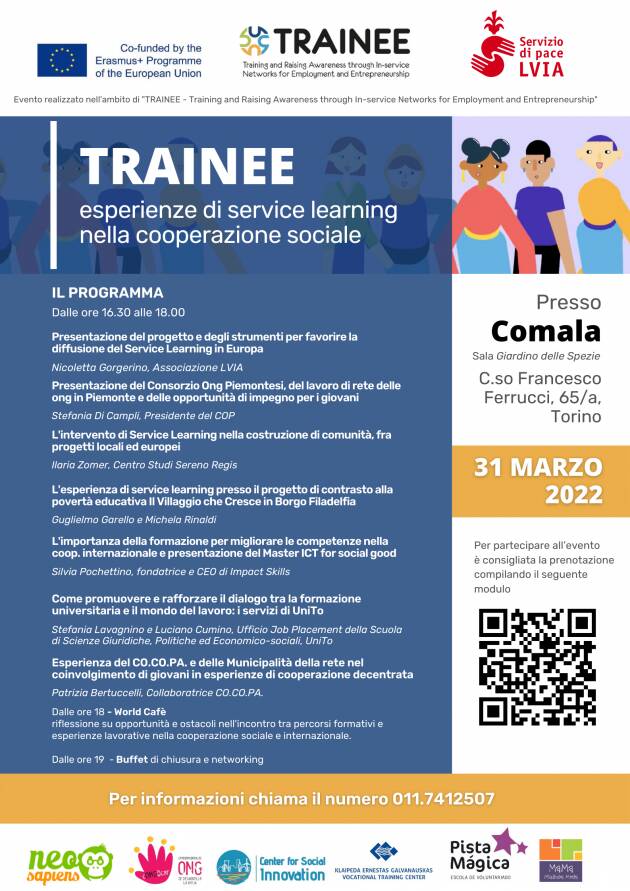 Evento progetto Trainee: opportunità per giovani nella cooperazione sociale