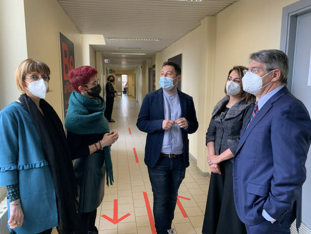 Brescia: IL SINDACO EMILIO DEL BONO IN VISITA ALLA COOPERATIVA EDUCO