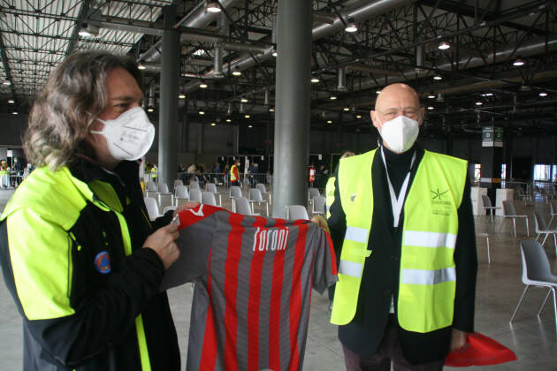 Protezione civile: ieri l'ultimo giorno all'Hub vaccinale di Cremona