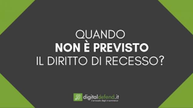 BIGLIETTI ONLINE PER EVENTI, QUANDO NON C’E’ DIRITTO DI RECESSO?