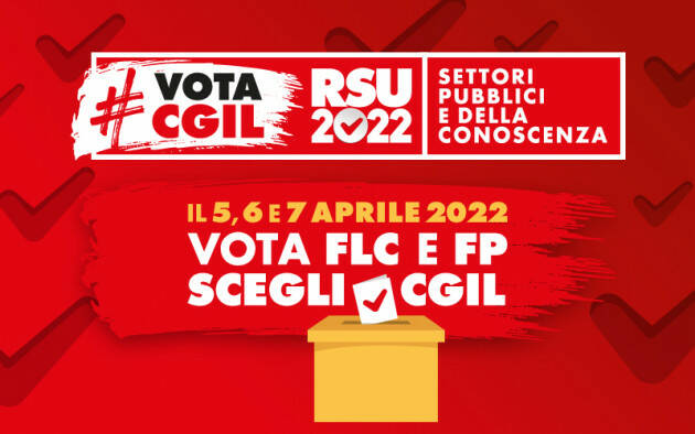 Landini Elezioni RSU Pratichiamo la democrazia, il 5-6-7 aprile scegli la CGIL 