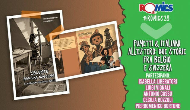 Fumetti & italiani all’estero: due storie fra Belgio e Svizzera a Romics