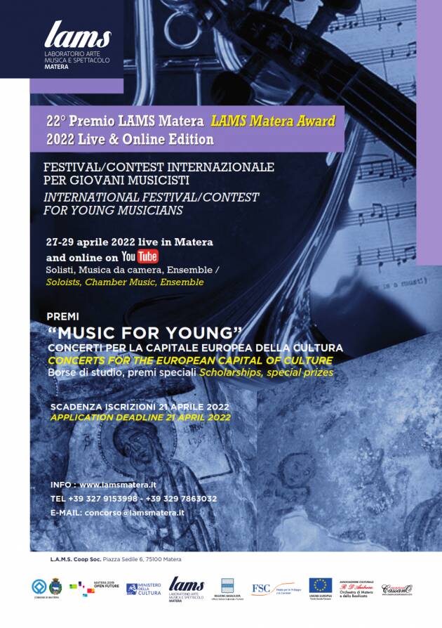22° Premio Lams Matera
