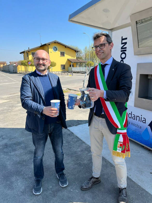 Cremosano: inaugurata la casa dell’acqua “Fonte Cremosano”