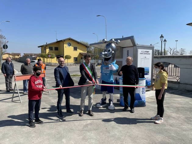 Cremosano: inaugurata la casa dell’acqua “Fonte Cremosano”