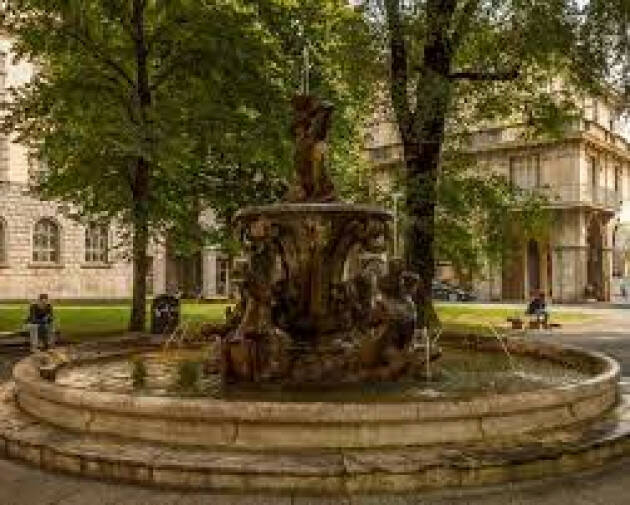 Bergamo: La fontana del Tritone torna in cantiere