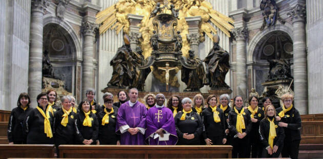 Il coro ''conClaudia'' di Imperia anima la Santa Messa in Vaticano
