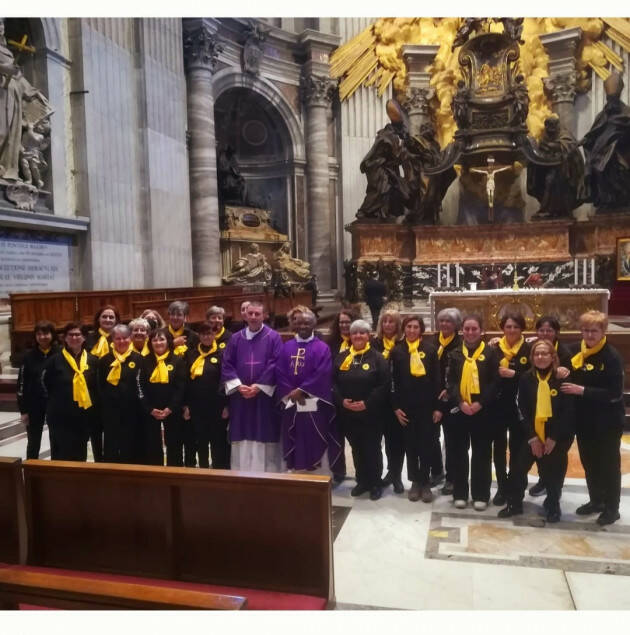 Il coro ''conClaudia'' di Imperia anima la Santa Messa in Vaticano