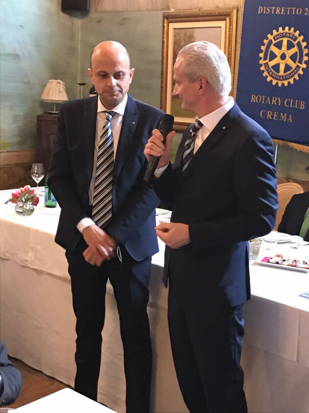 Il Dott. Guido Giordana e l’Avv. Franco Tagliaferri nuovi soci del Rotary Club Crema.