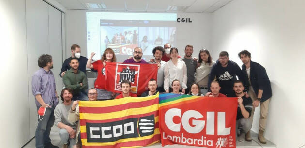 Alessio Maganuco Bellissimo confronto fra giovani Cgil e CommisionesObreras