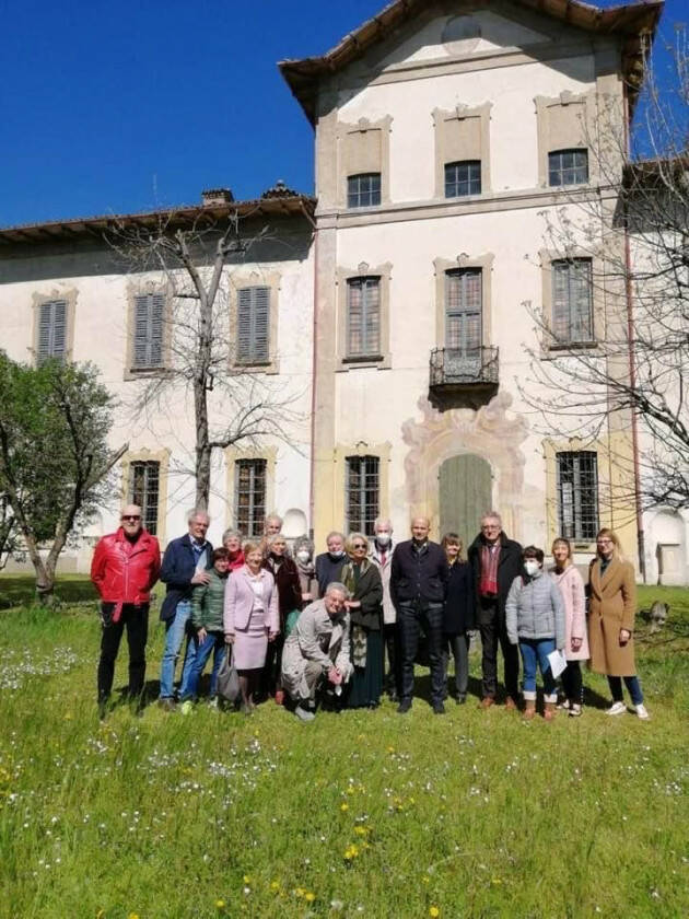 Il Rotary Club Crema e l’Inner Wheel Club Crema in visita a Villa Barni Corrado, a Roncadello di Dovera (CR)