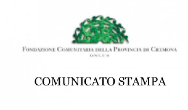 Nuovo bando di Fondazione Comunitaria