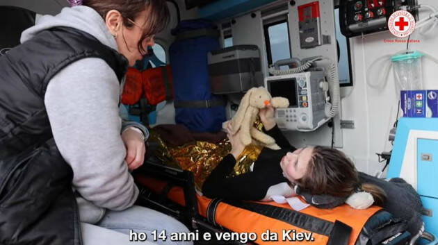 Da Leopoli all’Italia per le cure con la Croce Rossa Italiana