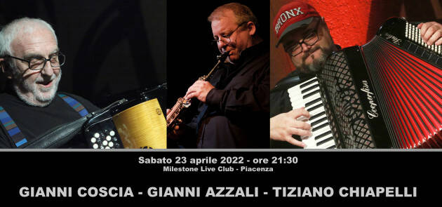 Milestone Live Club: Coscia-Azzali-Chiapelli 23/04 ore 21:30
