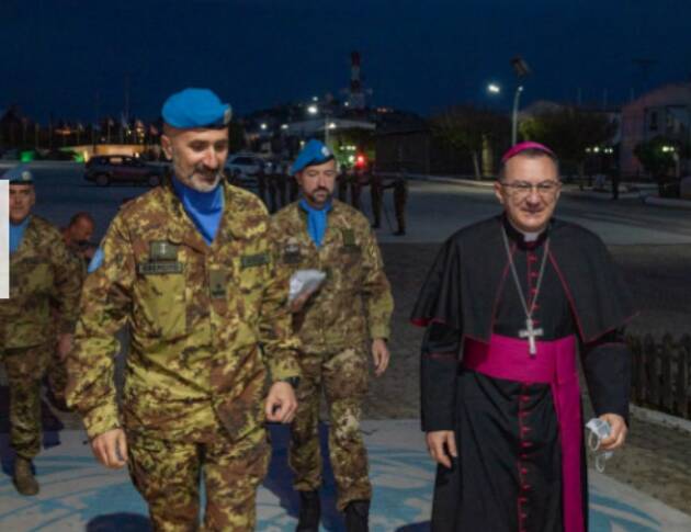 Il Contingente Italiano riceve la visita del Nunzio Apostolico in Libano