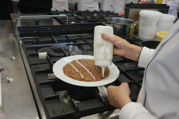 Online la ricetta di traveleat ''Risotto con cioccolato fondente''