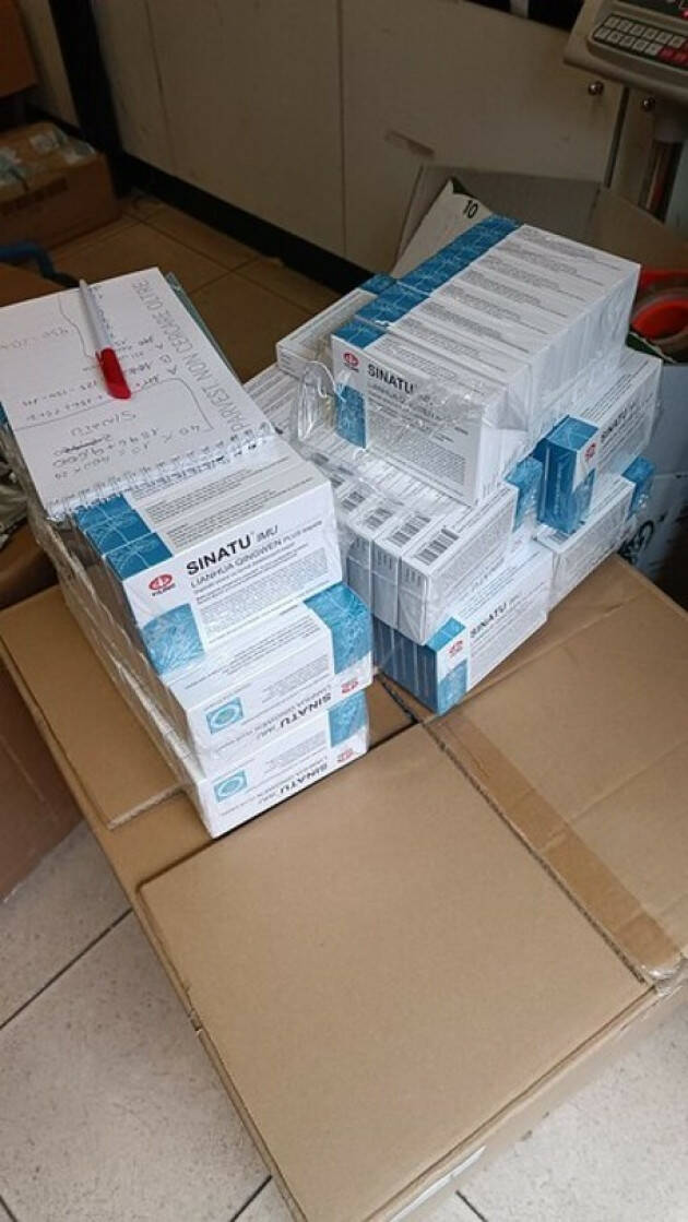 Sequestrate 1.500 scatole di medicinali
