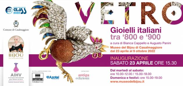 Lo sai che il 2022 è l’anno internazionale del Vetro? Mostra dal 23 aprile al 9 ottobre 2022 al Museo del Bijou 