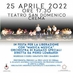 MagicaMusica in concerto per la Festa della Liberazione 25 aprile 2022