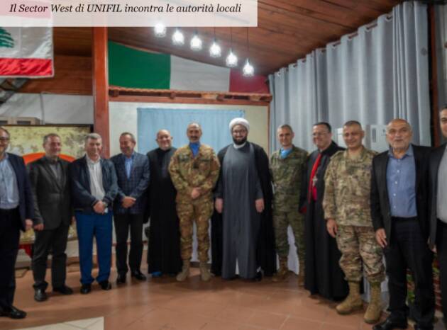 Il Sector West di UNIFIL incontra le autorità locali in Libano