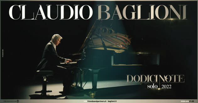 SABATO 30 APRILE LA DATA DI RECUPERO DEL CONCERTO DI CLAUDIO BAGLIONI