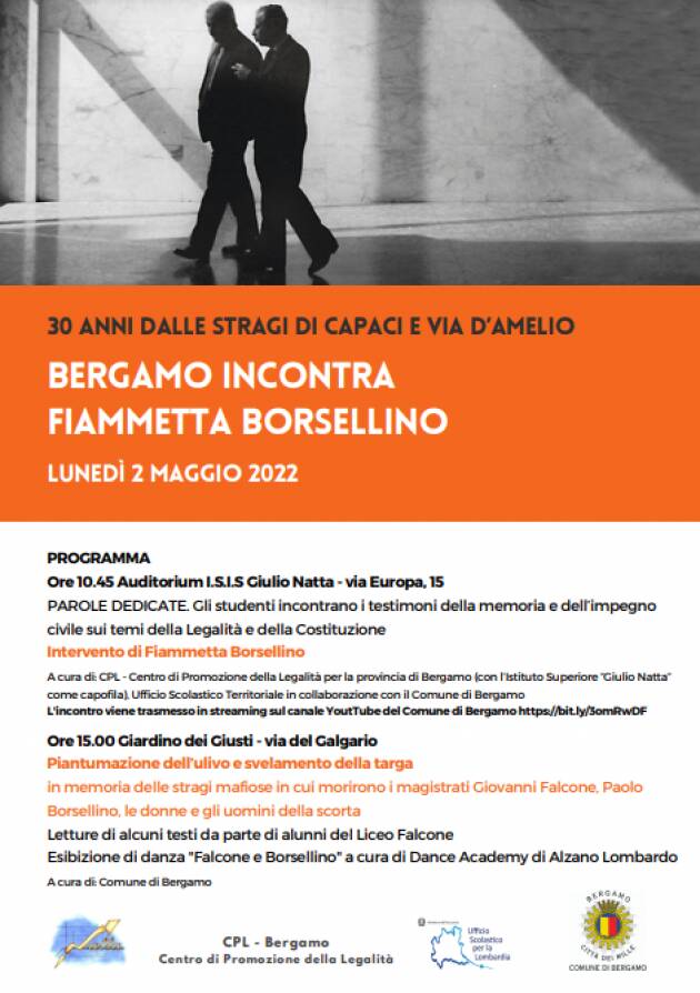 Bergamo incontra Fiammetta Borsellino