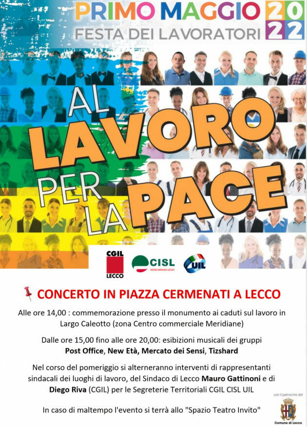 Lecco celebra la Festa dei lavoratori