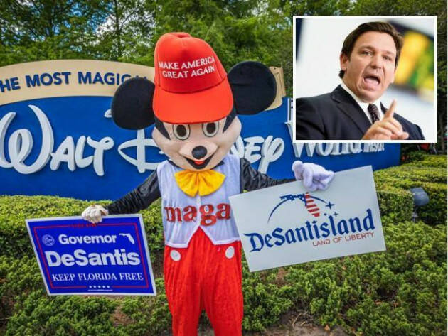 La faida tra la Florida e Disney: DeSantis sfida Topolino | Domenico Maceri, PhD, USA