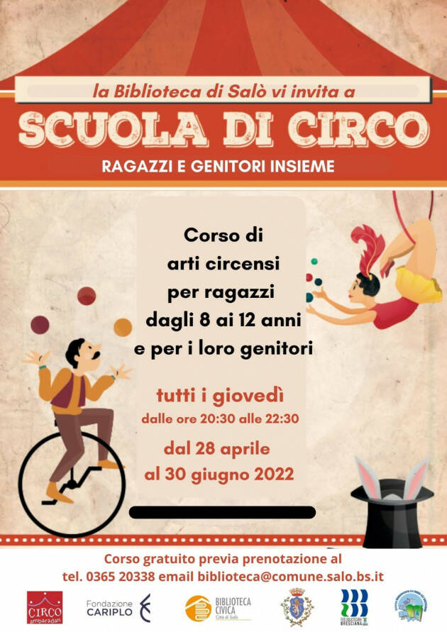 Il Circo in Famiglia a Salò per bambini e genitori fino al 30 giugno