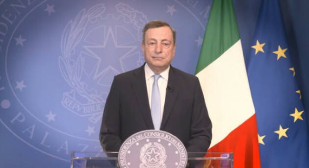 Draghi: dall’Italia 800 milioni per l’Ucraina