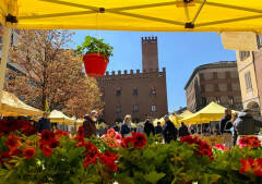 Coldiretti Campagna Amica domenica 8 maggio in piazza Stradivari a Cremona