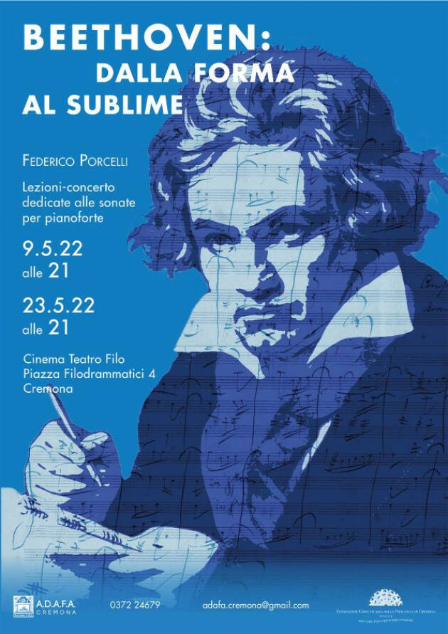 ADAFA Beethoven: dalla forma al sublime Lunedì 9 maggio al filo