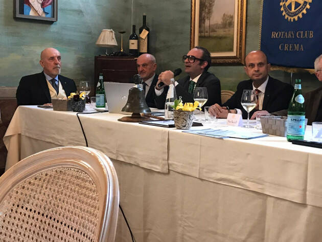 Francesco Martelli al Rotary Club Crema