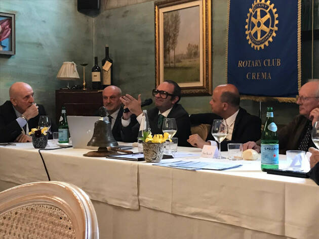 Francesco Martelli al Rotary Club Crema