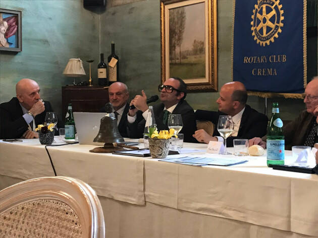 Francesco Martelli al Rotary Club Crema