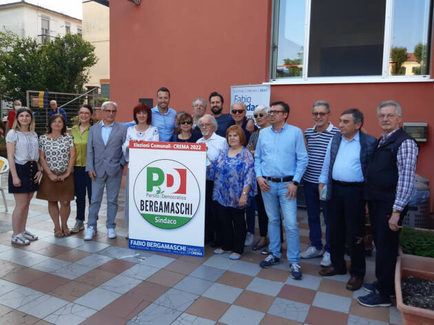 Crema Elezioni comunali: presentata la lista del PD che sostiene Fabio Bergamaschi