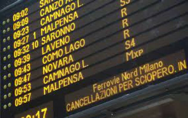 Trenord, dodicesimo sciopero in arrivo: colpa di una gestione disastrosa | D.Balotta