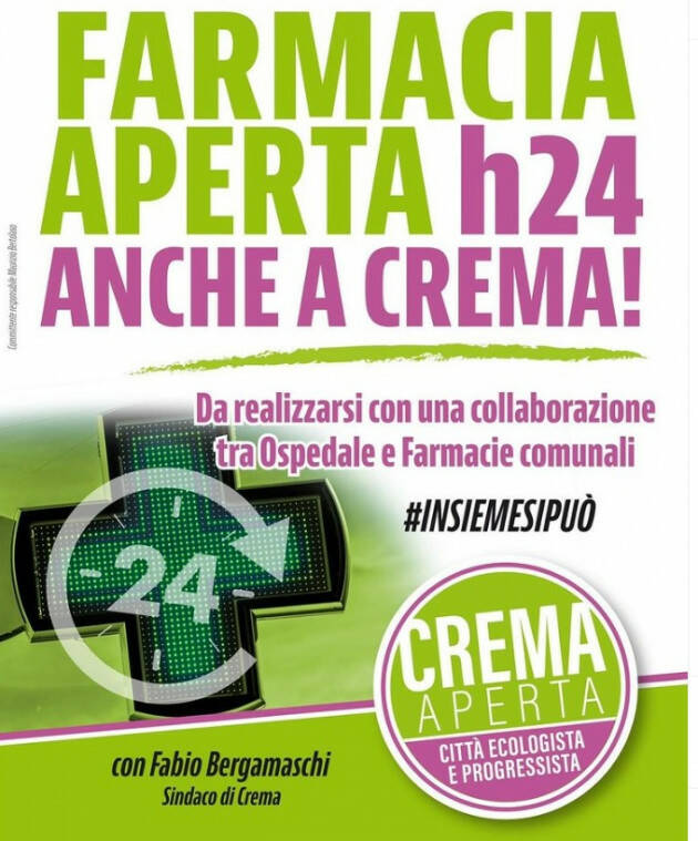 Crema Aperta  Una farmacia H24